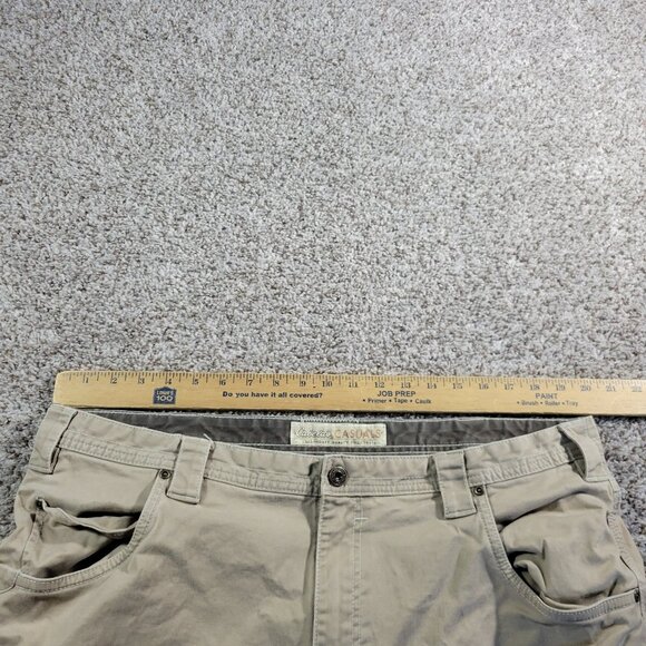 Cabelas Pants Mens 40x33 Tag 40x34 Heavy Canvas Work Outdoor Hiking - Picture 2 of 8